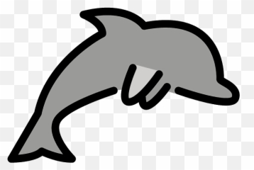 Dolphin Emoji Clipart Free Download Transparent Png - Delfin Emoji,Dolphin Transparent