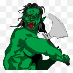 Free Goblin Clipart - Free Ogre Clipart Png Download Ogres Clip Art,Ogre Png
