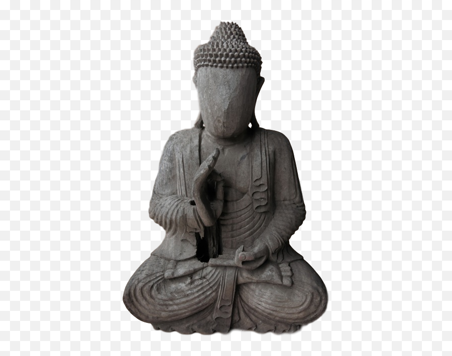 Download Hd Hand Carved No Face Buddha - Gautama Buddha Png,Buddha Png