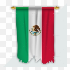 Mexico Flag In Various Shapes - png