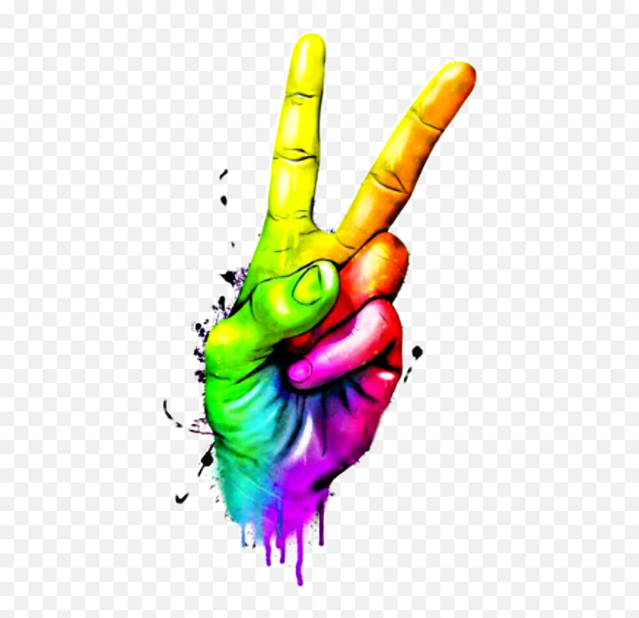 Download Hand Sign Of Peace - Full Size Png Image Pngkit Hand Peace Png,Peace Hand Sign Png
