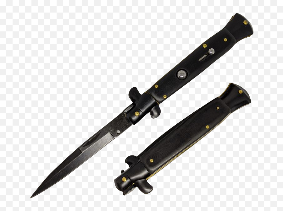 Switchblade Automatic Knife Classic - Black Switchblade Knife Png,Switchblade Png