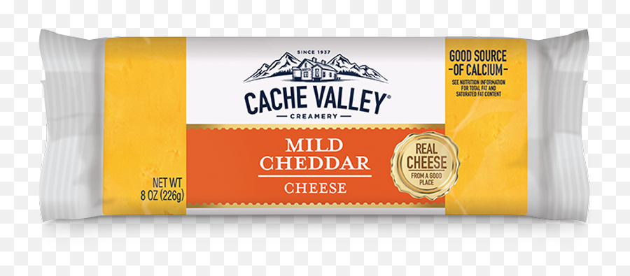 Cache Valley Mild Cheddar Cheese - Cache Valley Cheese Mild Cheddar Png,Cheddar Png