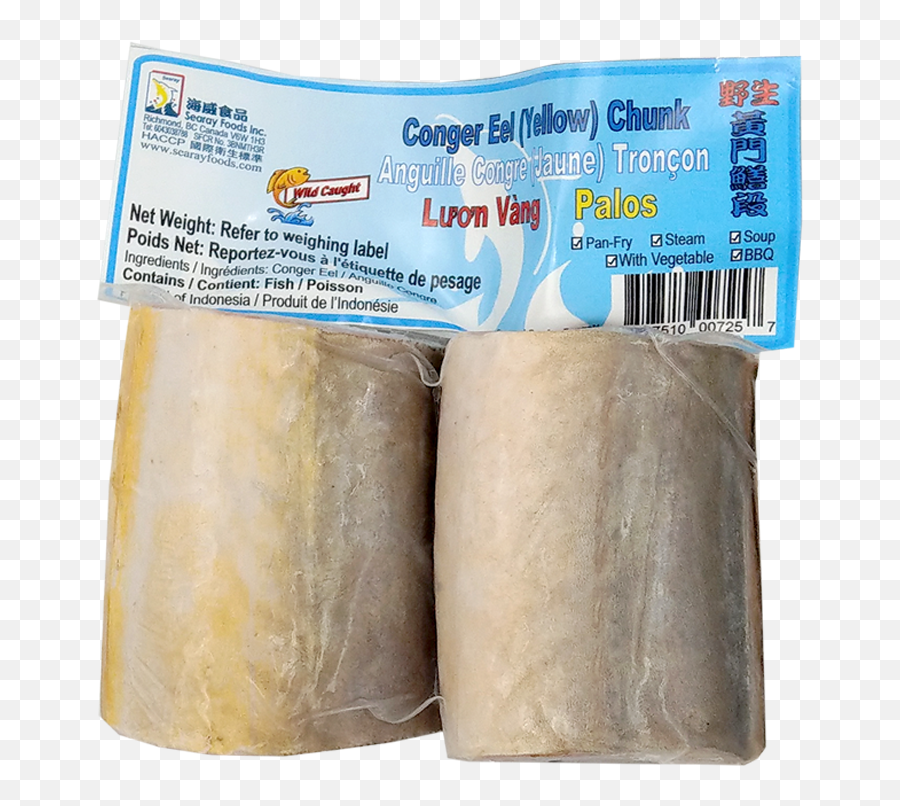 Conger Eel Chunk - Searay Foods Inc Plastic Wrap Png,Eel Png