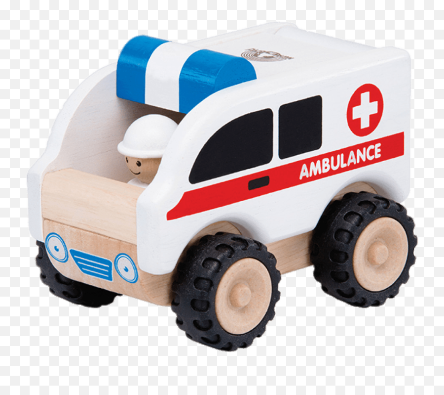 Wooden Ambulance Toy Transparent Png - Stickpng Ambulance,Ambulance Png