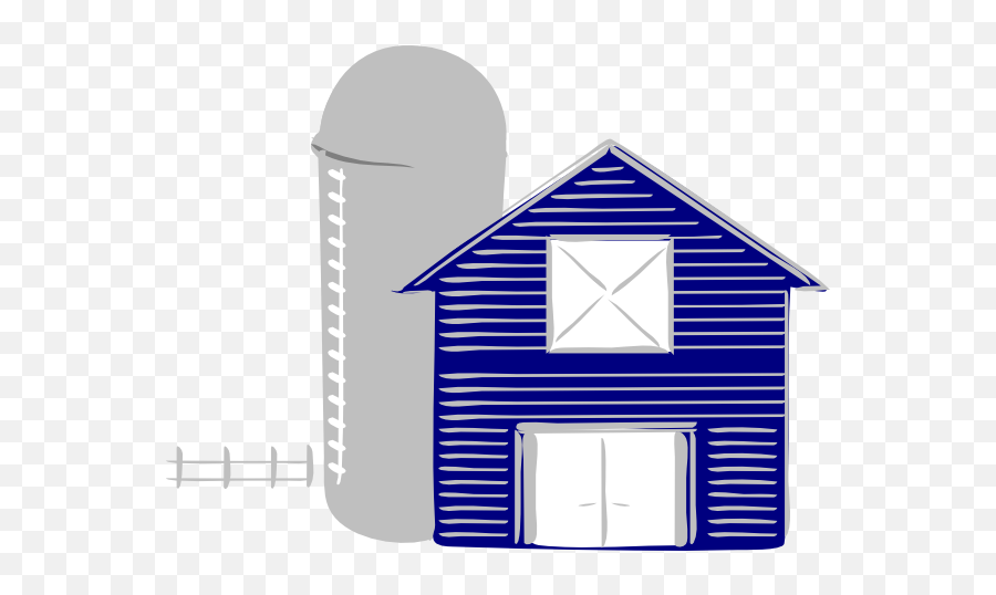 Blue Barn Clip Art - Vector Clip Art Online Blue Barn Clipart Png,Barn Png