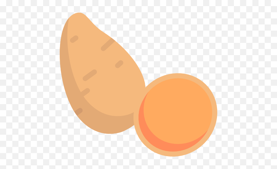 Sweet Potato - Free Food Icons Sweet Potato Flat Icon Png,Potato Png Transparent
