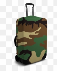 Camo - Luggage CoverSuitcase png
