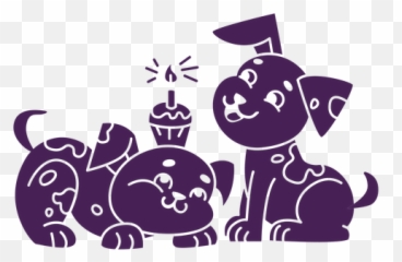 Cute Puppies Birthday Flat - Transparent Png U0026 Svg Vector File Happy,Puppies Png