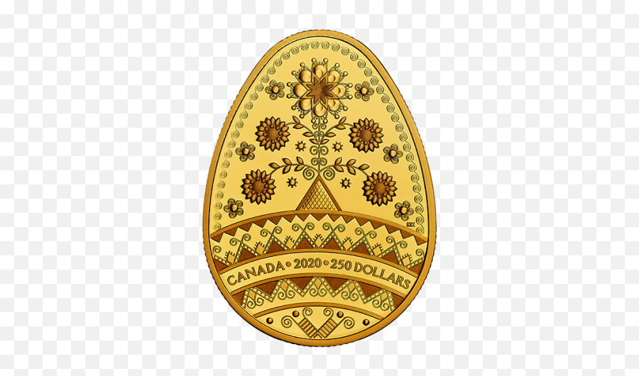2020 585 Gram Canada Tree Of Life Pysanka 9999 Gold Proof Coin - Circle Png,Tree Of Life Logo