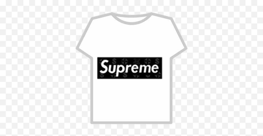 White Supreme Shirt Roblox - Free T Shirts Roblox Png,White Roblox Logo