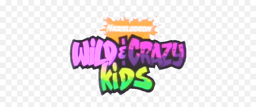 Nickelodeon Vhs Tumblr Wavy Splat Logogif - Lowgif Wild And Crazy Kids Gif Png,Nickelodeon Logo Splat