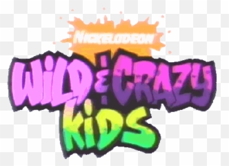 Nickelodeon Vhs Tumblr Wavy Splat Logogif - LowGif Wild And Crazy Kids png