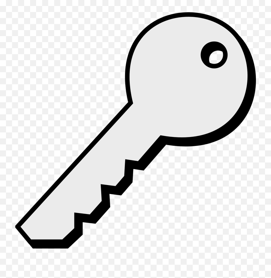 House Home Key - Free Vector Graphic On Pixabay Key White And Black Png,House Key Png