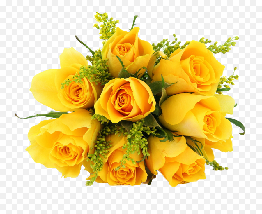 Yellow Roses Transparent Png Clipart - Yellow Flower Bouquet Png,Yellow Roses Png