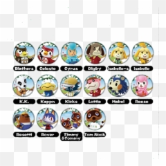 New Horizons Amiibo Nfc Coin 16 Piece - Dot png