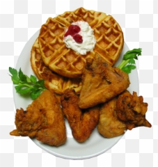 Chicken Waffles Psd Official Psds - Chicken And Waffles Png,Waffles Png