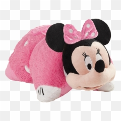 Disney Pink Minnie Mouse Pillow Pet - Minnie Mouse Pillow Pet Png,Minnie Mouse Face Png