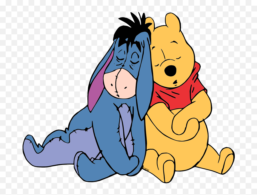 Winnie The Pooh And Eeyore Clip Art Disney Galore - Winnie The Pooh Eeyore Sleep Png,Eeyore Transparent