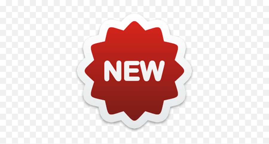 Cute New Red Sticker Transparent Png - Stickpng New Icon,New Pngs