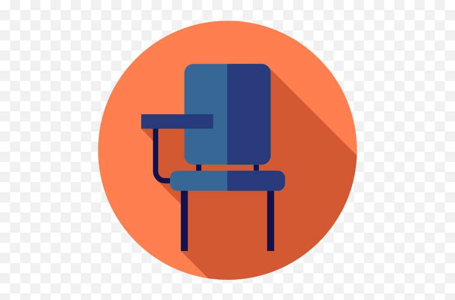 School Desk Chair Education Student - Icon Student Chair Png,Student At Desk Icon