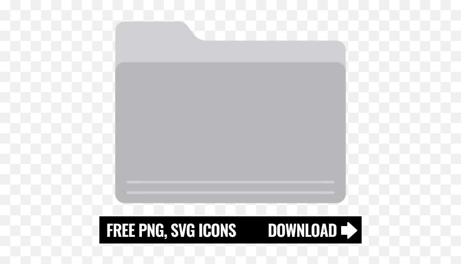 Free Mac Folder Icon Symbol Download In Png Svg Format - Horizontal,Folder Icon Black And White