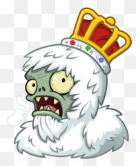 The Yeti King - Plants Vs Zombies png