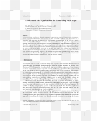 Pdf A Microsoft Vba Application For Generating Heat Maps - Document png