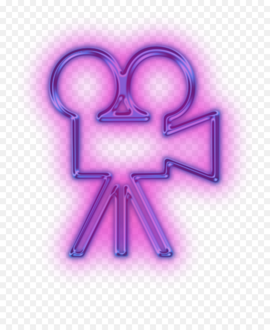 Ftestickers Icon Symbol Tripod Sticker - Camera Neon Sign Png,Tripod Icon