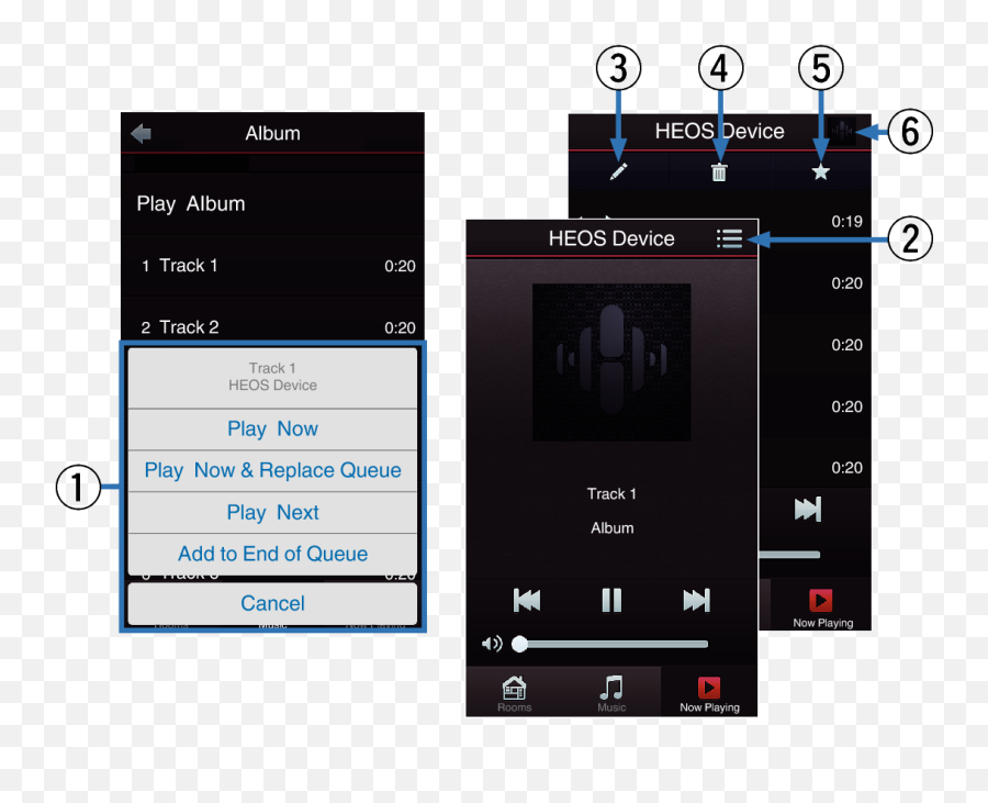 Using The Now Playing Queue Heos 7 5 3 - Vertical Png,Shuffle Play Icon