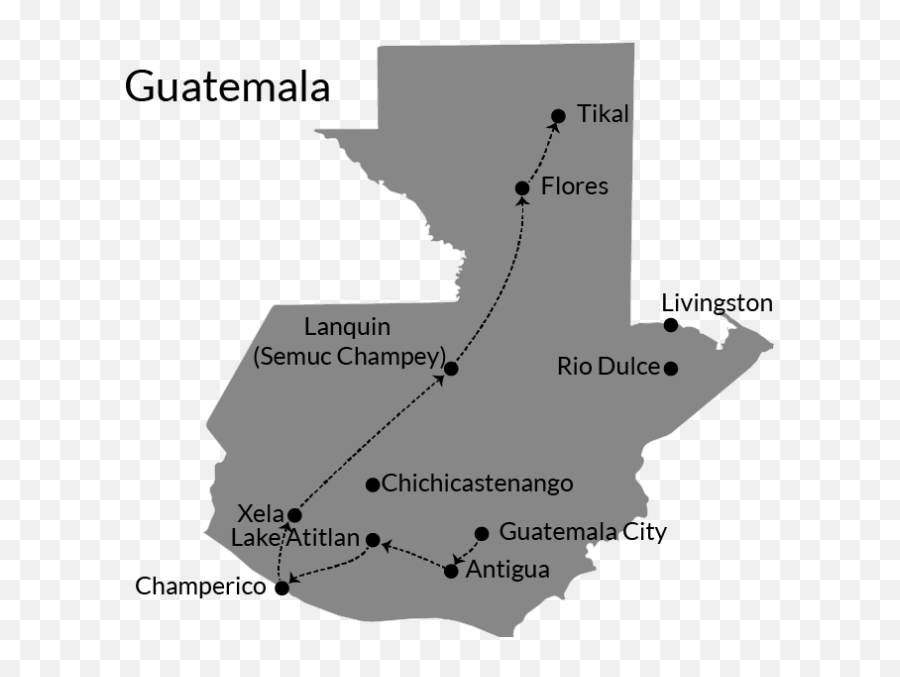 Two And Three Week Itineraries For Guatemala Charlotte - Guatemala Itinerary 3 Weeks Png,Guatemala Flag Png