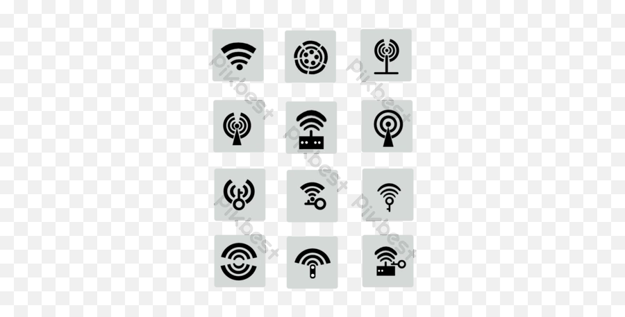 Set Of Houses Icon Sign Symbols Graphic Elements Png - Zodiac,Number Icon Sets