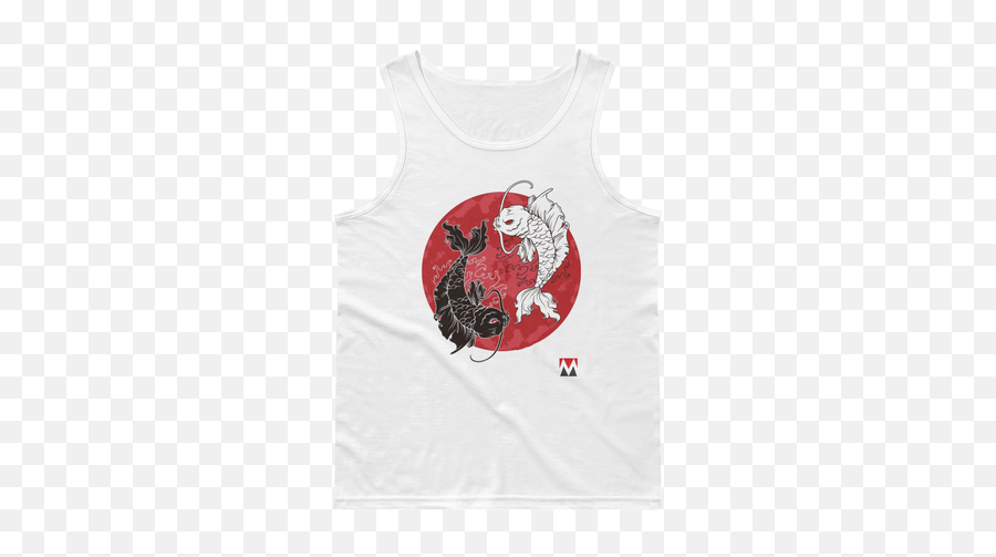 Japanese Koi Yin Yang Zen Symbol Tank Top U2013 Merchish - Sleeveless Png,Zen Icon