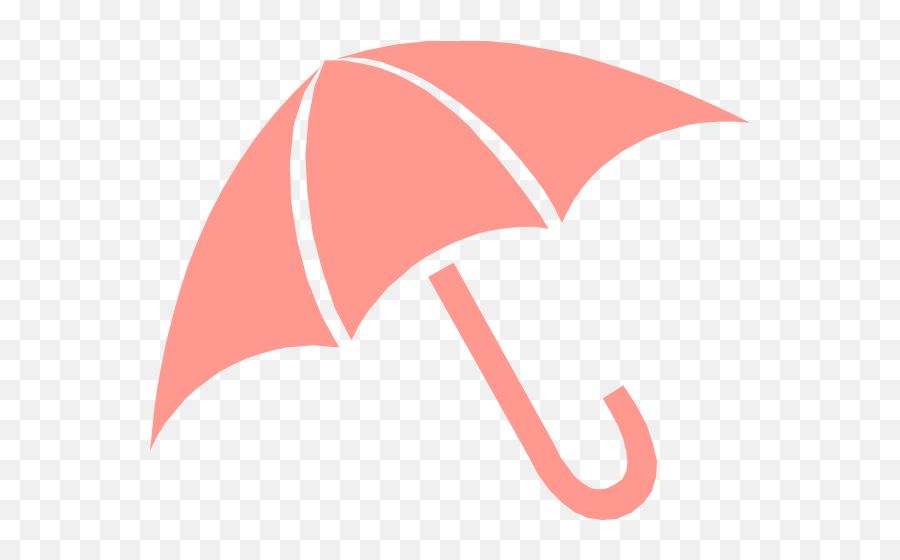 Coral Umbrella Baby Shower Clip Art - Vector Black Umbrella Clipart Png,Baby Shower Icon