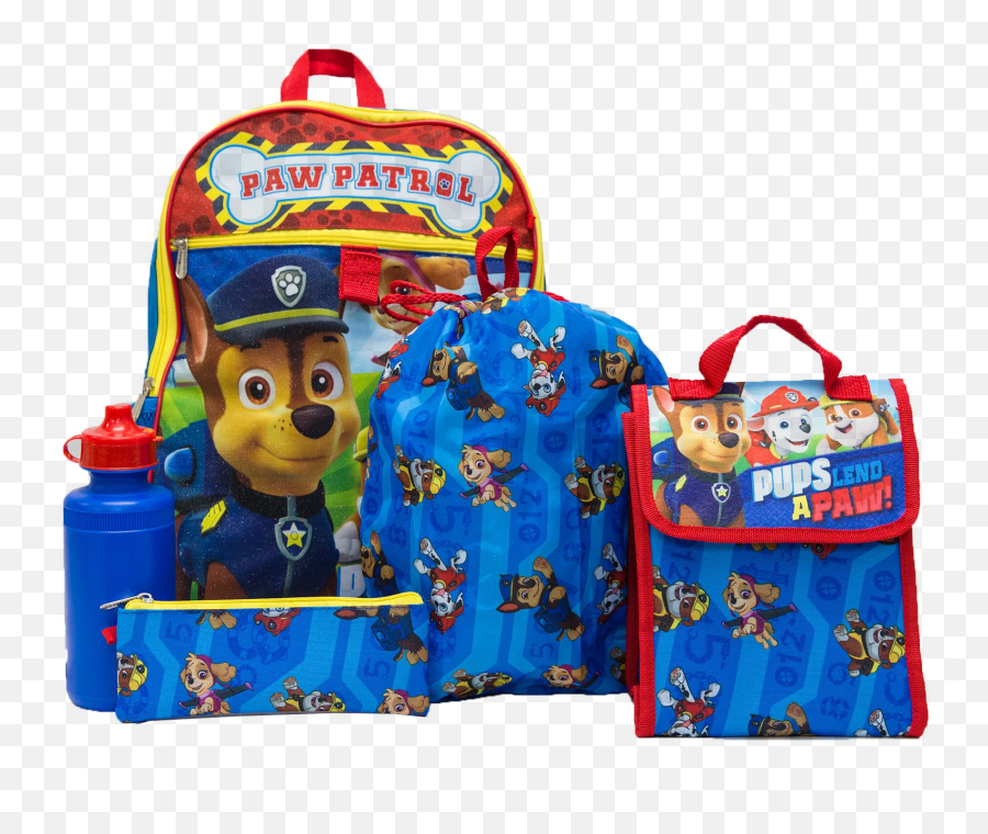 Nickelodeon Boysu0027 Paw Patrol 5 - Piece Backpack Set Blue Png,Beginers Champion Icon Lol