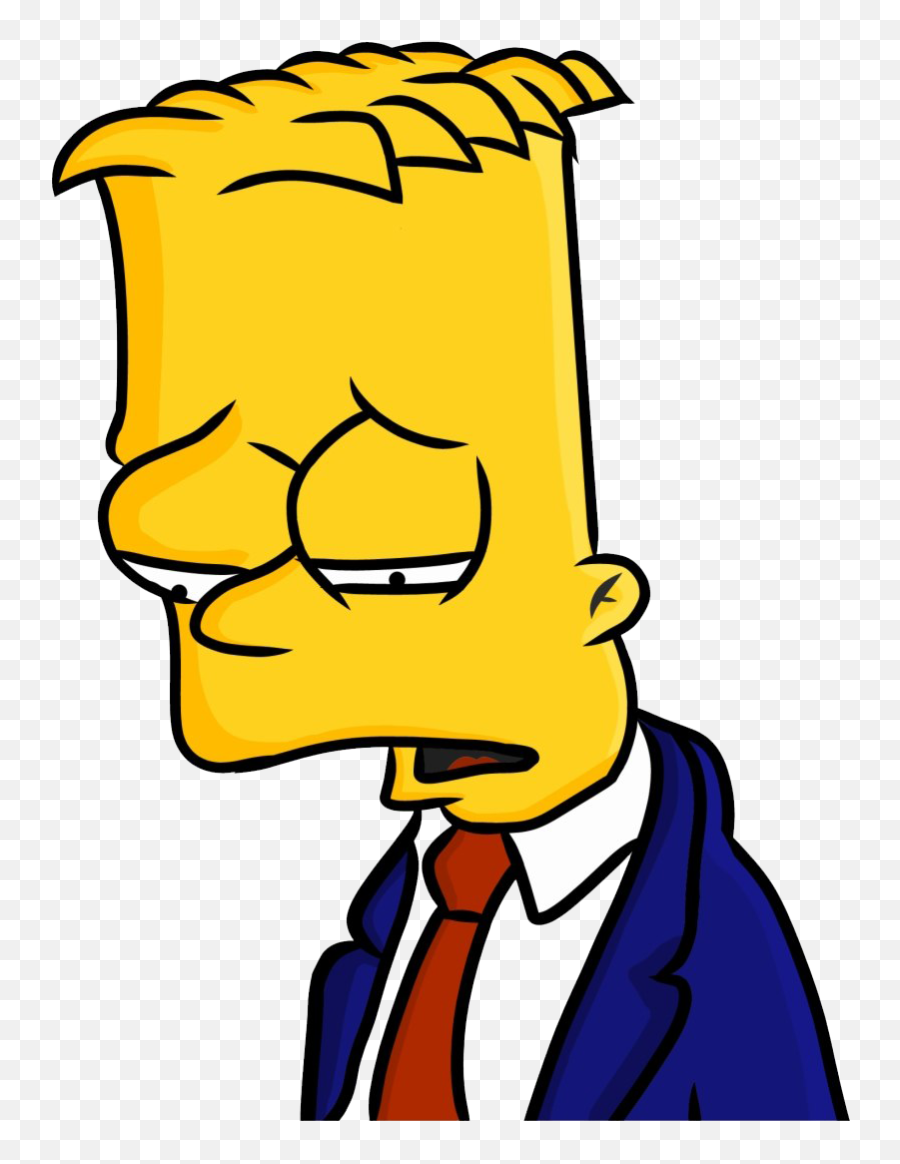 Sad Boy Png File - Draw Bart Simpson Sad,Sad Transparent
