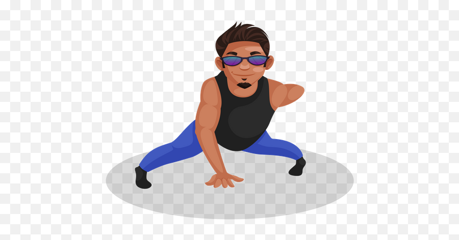 Best Premium Gym Trainer Doing Pushups Illustration Download - For Running Png,Pushup Icon