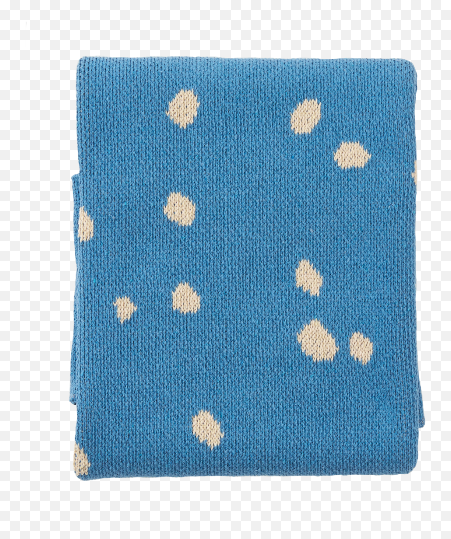 Child Dot Blue U2014 Hillery Sproattknit Blankets - Hillery Sproatt Png,Blue Dot Png