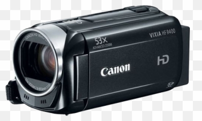 Canon Vixia Hf R400 Hd 53x Advanced Zoom Camcorder Home - Canon Legria Hf R406 Png,Camcorder Png