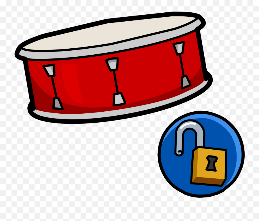 Download Snare Drum Unlockable Clothing Icon Id - Club Snare Drum Png Cartoon,Drum Icon