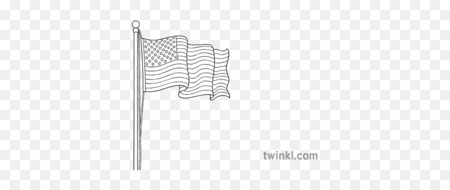 Usa Flag - Sketch Png,White Star Transparent Background