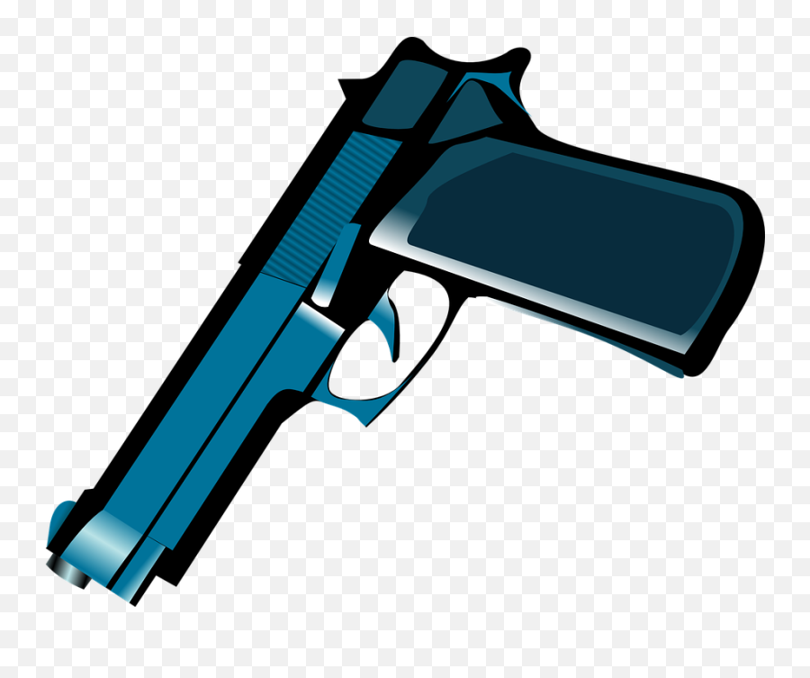 Gun Weapon Metallic - Gun Pointing Down Png,Pointing Gun Png
