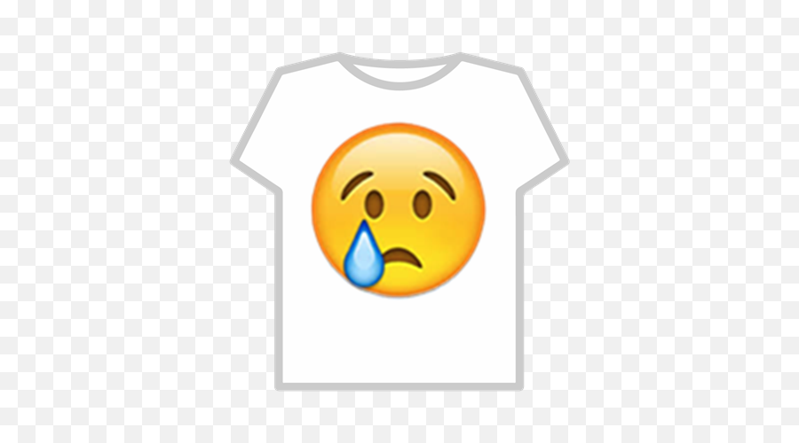 Crying Emoji - Roblox T Shirt Roblox Halloween Png,Tear Emoji Png