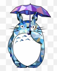 T - Shirt Totoro Polygonal U2013 Teelent Png,Totoro Png