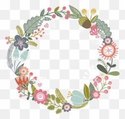 Download Flower Paper Design Floral Border Ribbon Clipart - On png