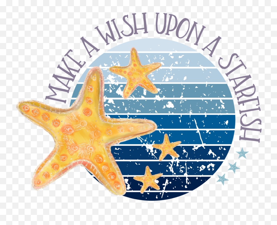 Starfish Wishes - Beach Sublimation Design Png Printable File Clipart Starfish,Wish Png