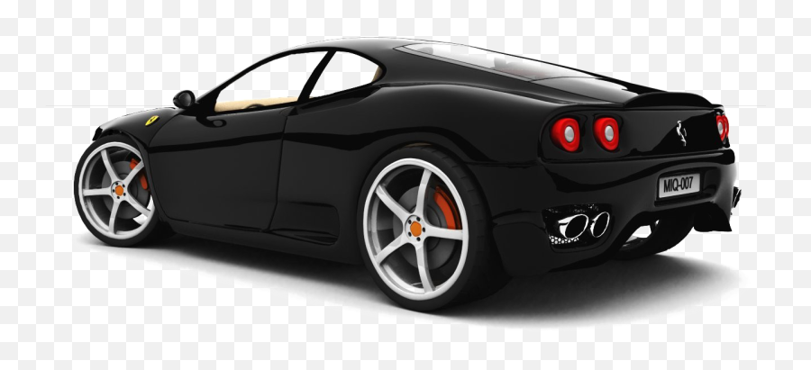Hd Black Ferrari Png Pic - Black Ferrari Png,Ferrari Png