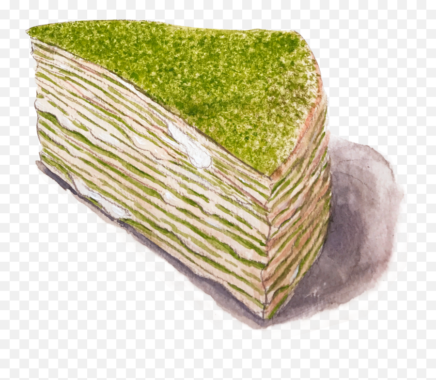 Matcha - Mille Crepes Png,Crepes Png
