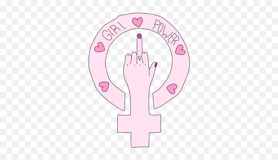 Sooo Reminds Me Of You Jes - Girl Power Middle Finger Png,Girl Power Png