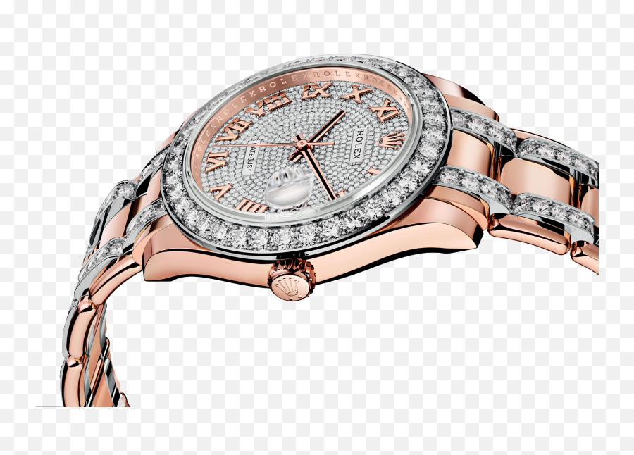 Men Watch Rolex Powder Sa Omega Clipart - Rolex Oyster Perpetual Datejust Pearlmaster 39 Everose Png,Rolex Png